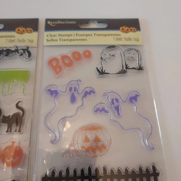 Halloween Clear Stamps Set of 2 by Recollections - Picture 3 of 5
